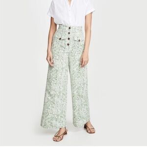 C/Meo patterned wide-leg dress pants